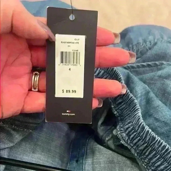 NWT Tommy Hilfiger sz 4 Blue A-line sundress - Picture 8 of 11